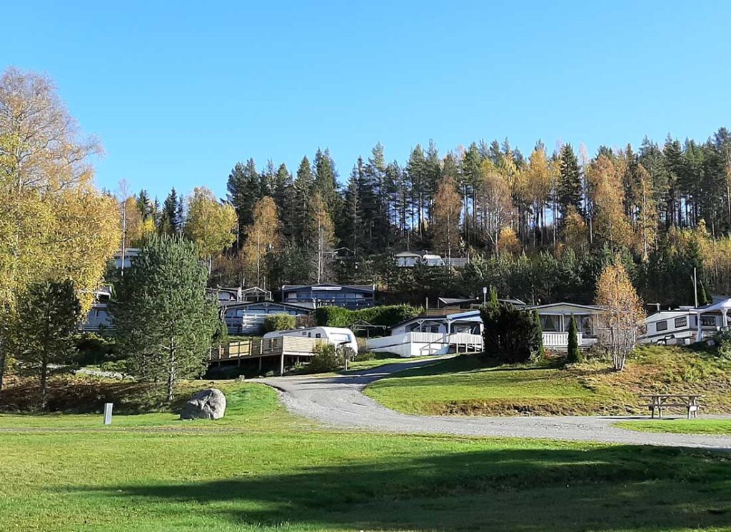 Mange fine plasser ved Sigernes Camping utenfor Kongsvinger