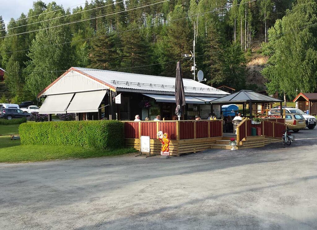 Resepsjonen ved Sigernes Camping i Innlandet, Hedmark, Kongsvinger