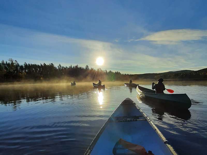 Padling på Finnskogen gjennom Finnskogen Outdoor