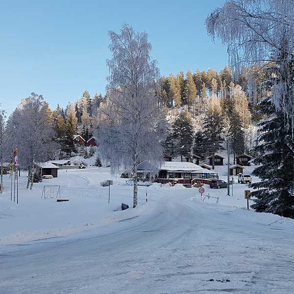 Resepsjonen ved Sigernesjøen Camping utenfor Kongsvinger